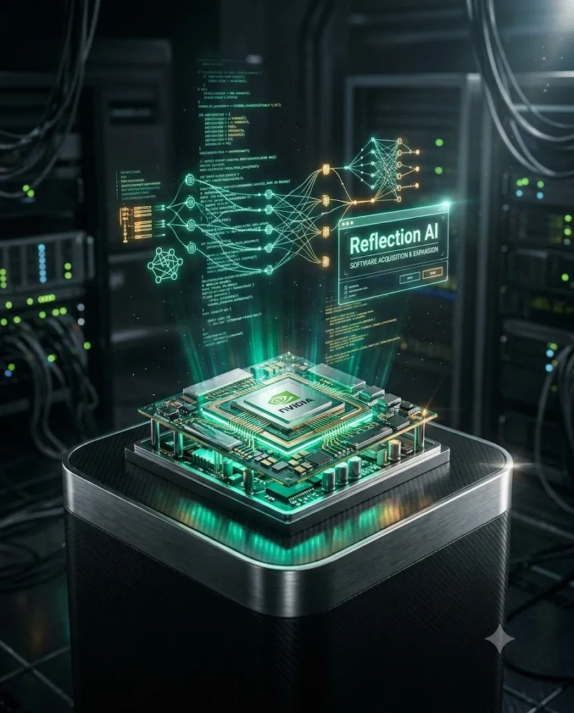 Nvidia in Talks to Buy or Deepen Investment in $25B AI Startup Reflection
