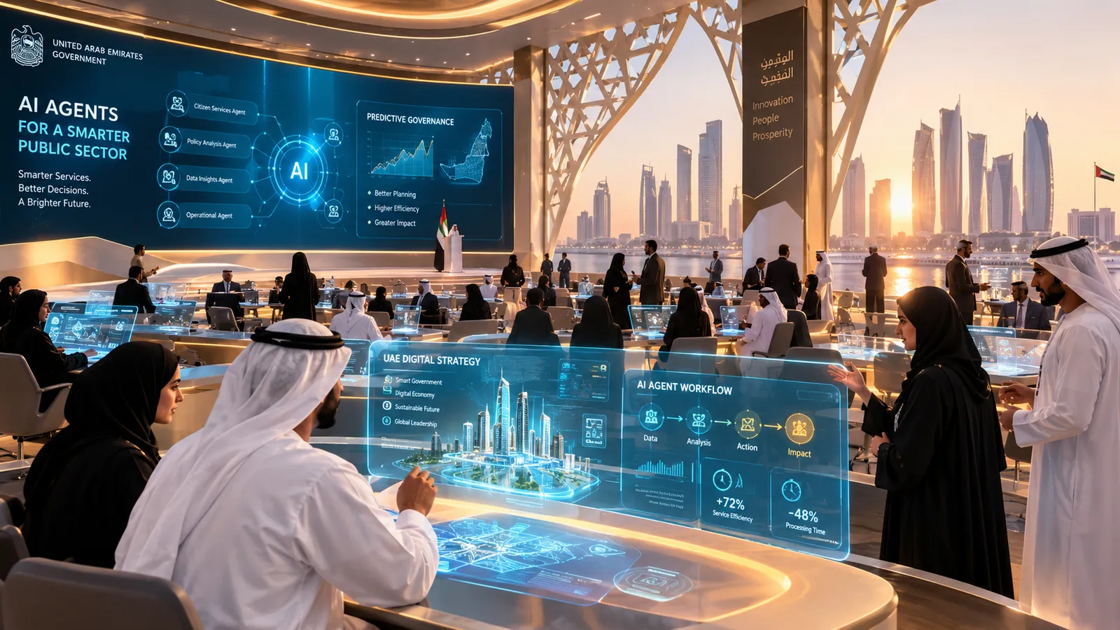 Abu Dhabi to Train 20,000 Government Staff in AI by 2026